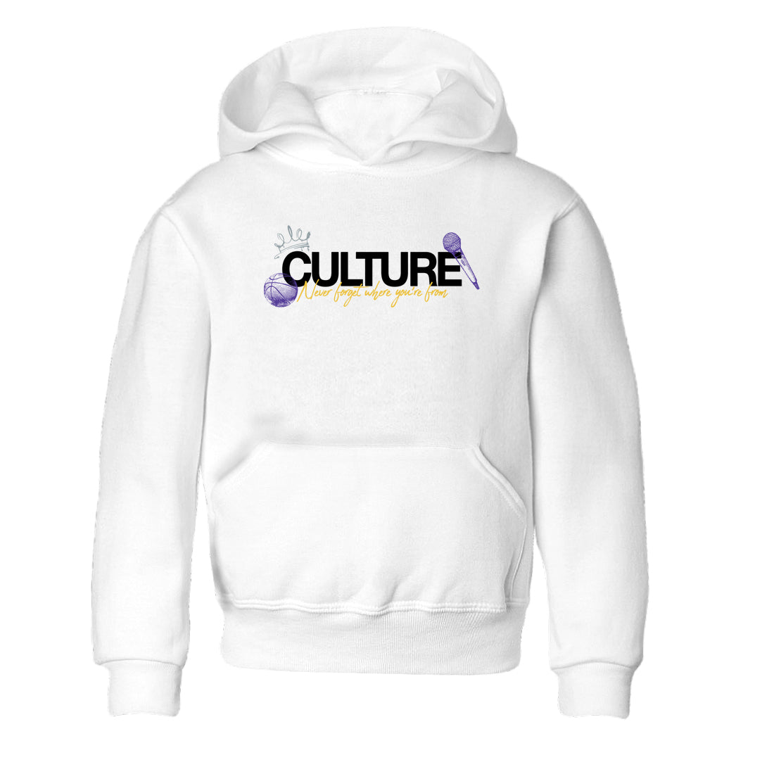 Sneaker match tees – Sneaker Tees To Match Air Jordan 4 Lakeshow Shoes – Culture Kids T-Shirt White 2