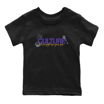 Sneaker match tees – Sneaker Tees To Match Air Jordan 4 Lakeshow Shoes – Culture Kids T-Shirt Black 2