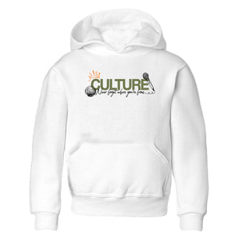 Sneaker match tees – Sneaker Tees To Match Undefeated inspired colorways Air Jordan 4 OG Olive Shoes – Culture Kids T-Shirt White 2