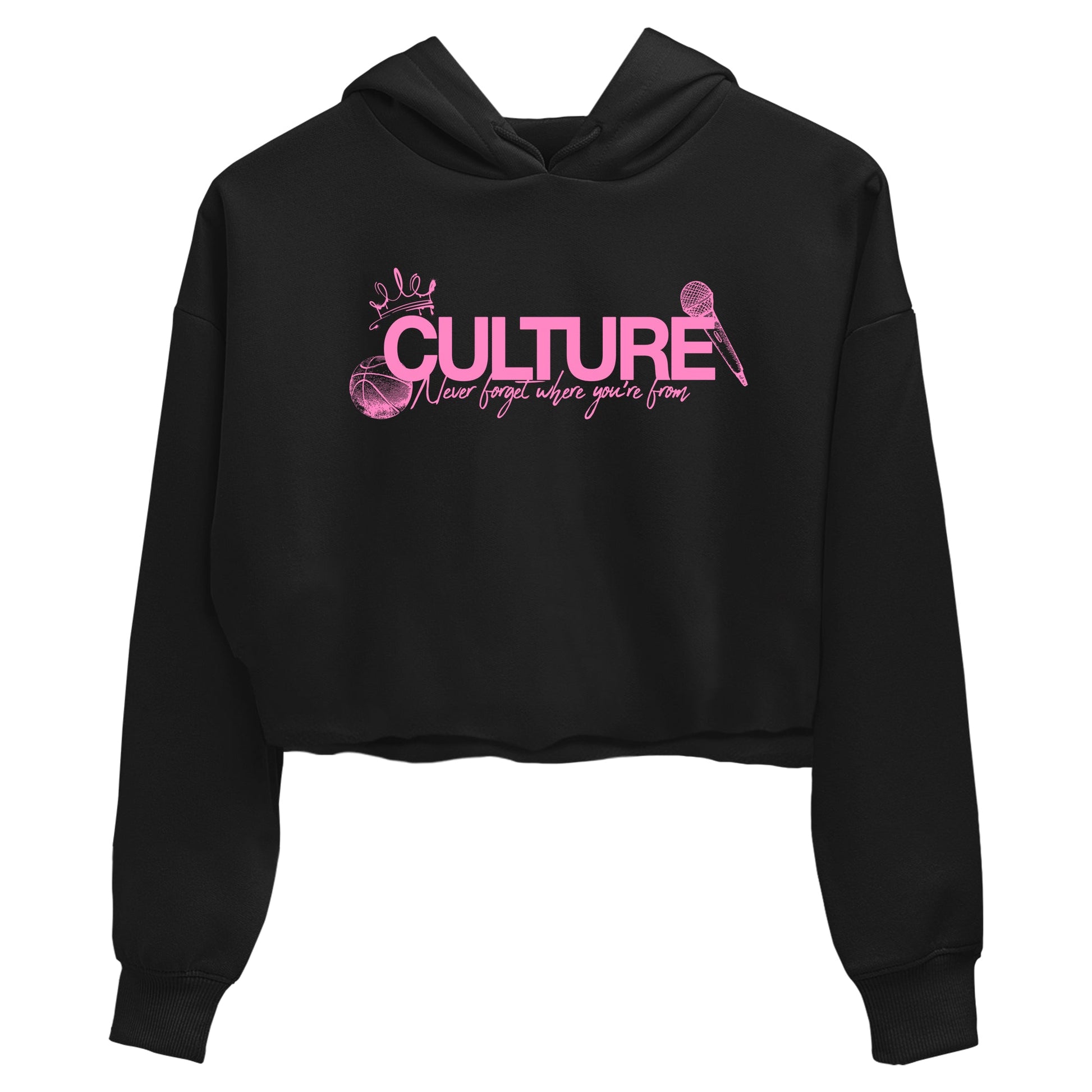 Perfect Valentine's Day Gifts graphic tee  – Sneaker Tees To Match Air Jordan 4 Pink Thunder – Culture Crop T-Shirt Black 2