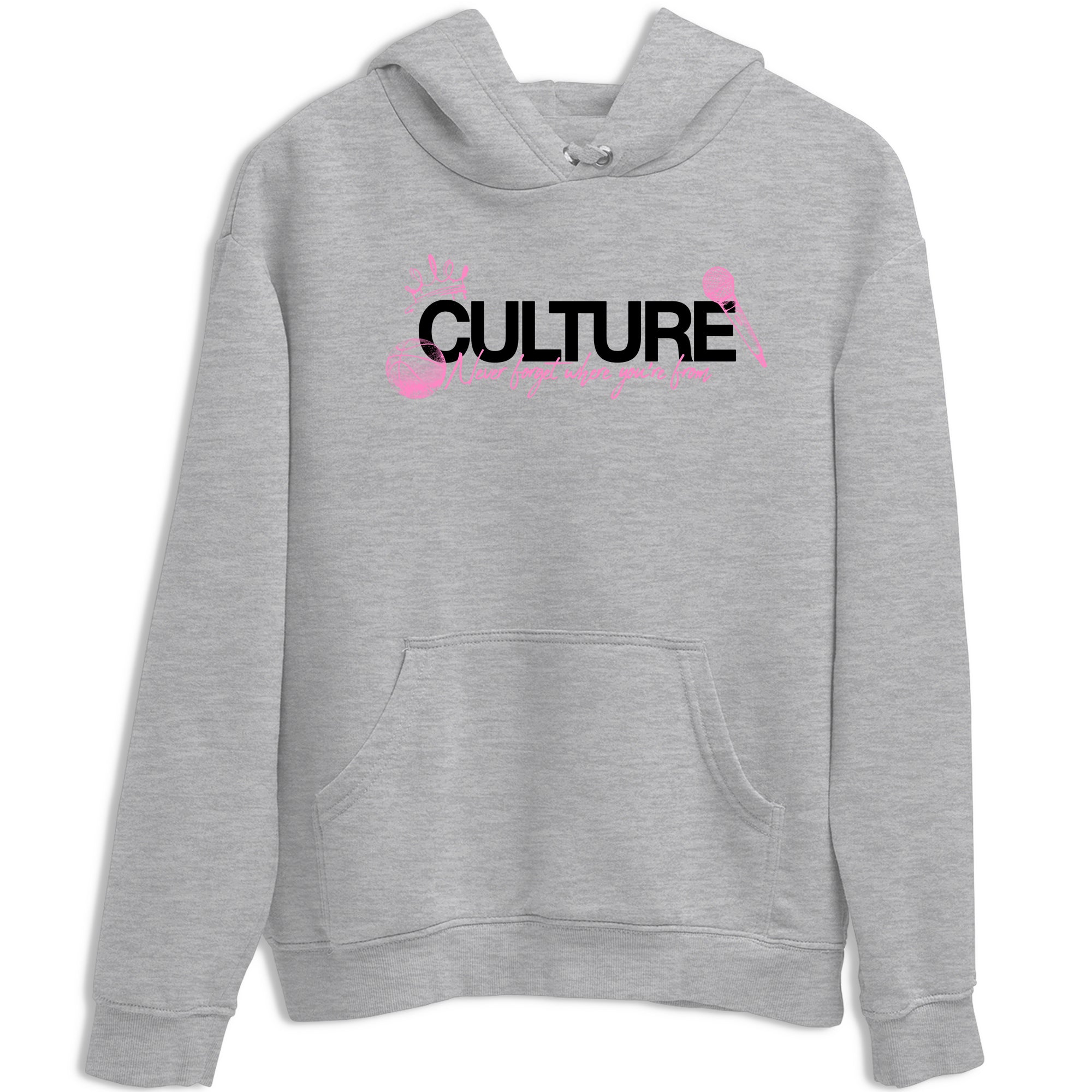 Perfect Valentine's Day Gifts graphic tee  – Sneaker Tees To Match Air Jordan 4 Pink Thunder – Culture Tee Heather Grey 2
