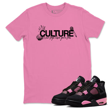 Perfect Valentine's Day Gifts graphic tee  – Sneaker Tees To Match Air Jordan 4 Pink Thunder – Culture Tee Bubble Gum 1
