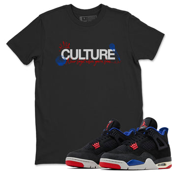 Sneaker match tees – Sneaker Tees To Match Air Jordan 4 Rare Air Shoes – Culture Tee Black 1