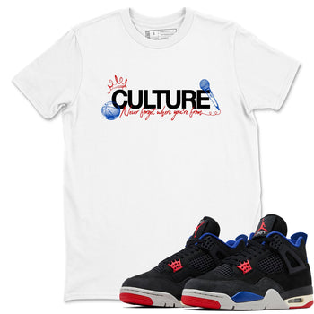 Sneaker match tees – Sneaker Tees To Match Air Jordan 4 Rare Air Shoes – Culture Tee White 1