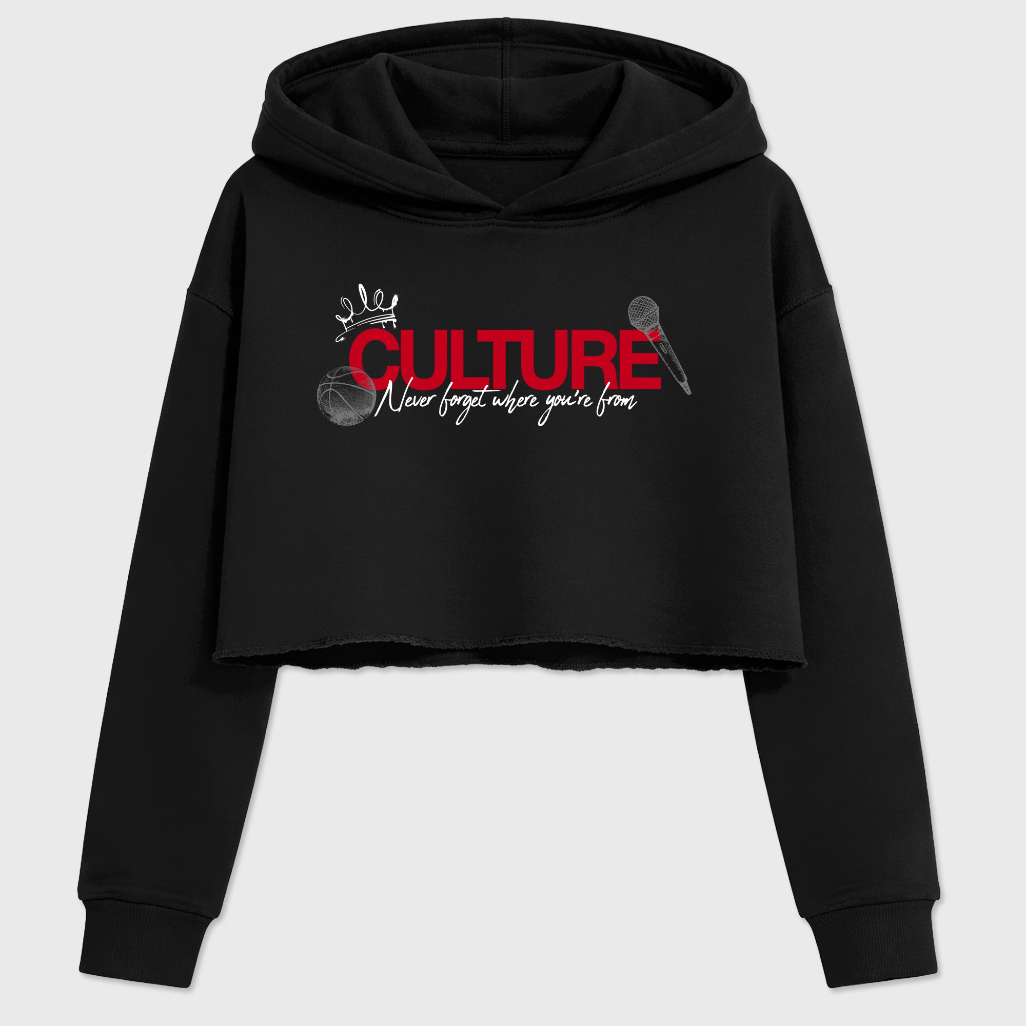 Culture women’s crop tee designed to match the Air Jordan 4 Toro Bravo, featuring coordinated Black 2 options for a perfect streetwear vibe.