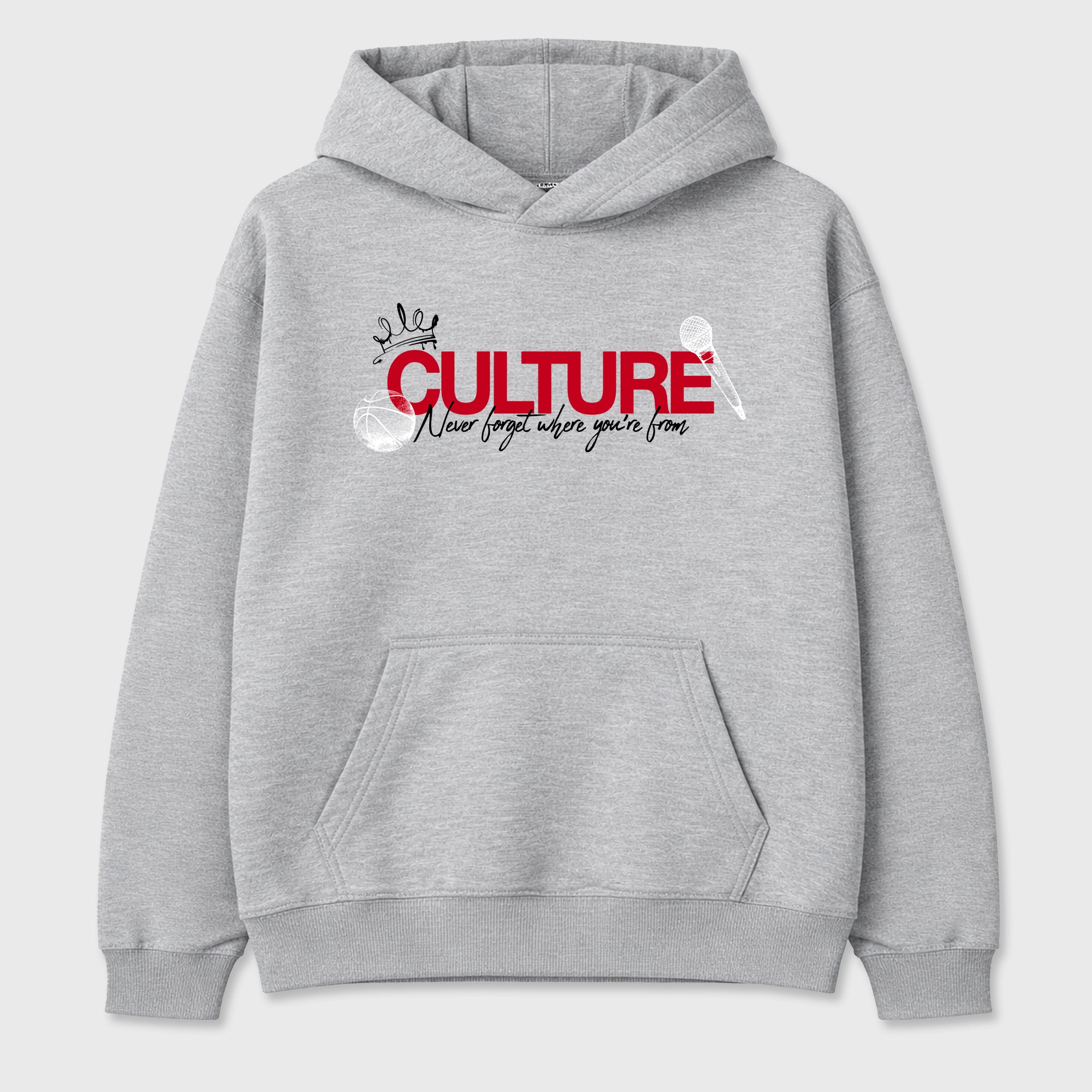 Culture Graphic T-Shirt sneaker match tee designed for the Air Jordan 4 Toro Bravo, featuring coordinated color options for a perfect streetwear match. Heather Grey 2 shirt.