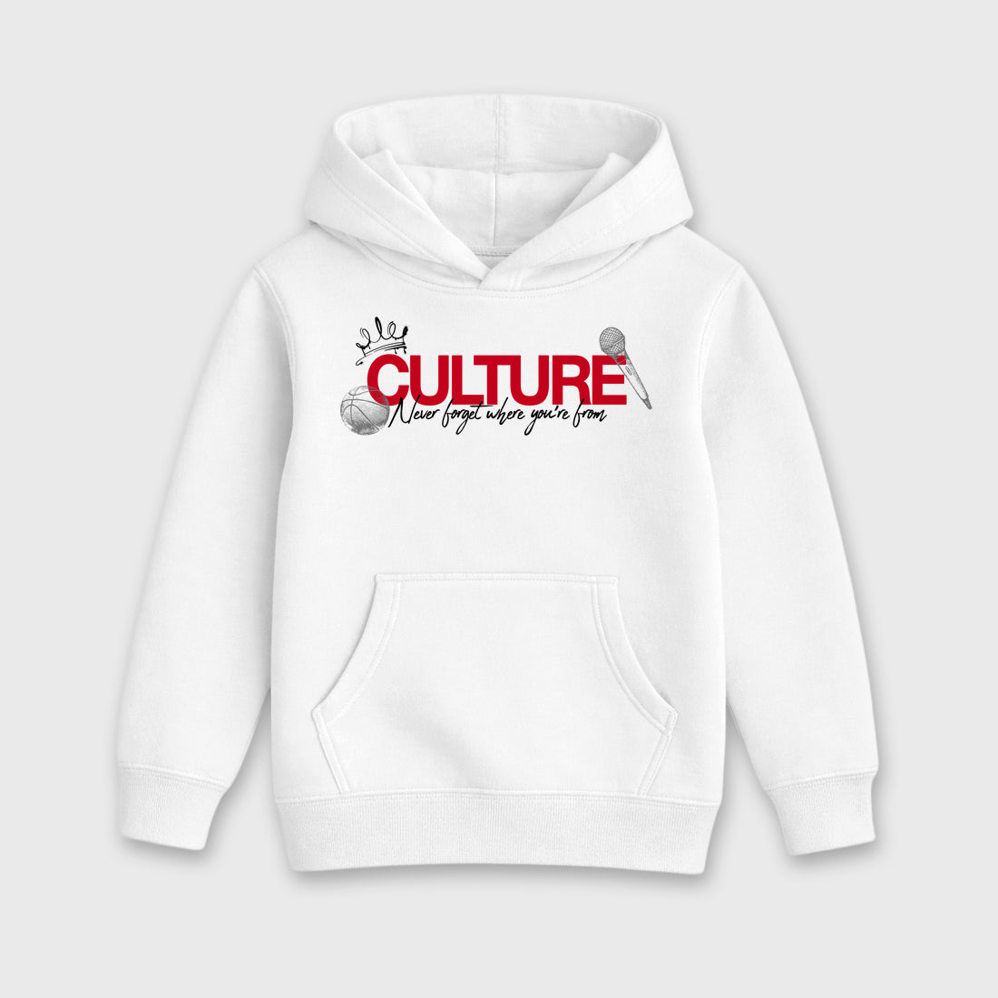 Culture affordable baby and kids t-shirt designed to match the Air Jordan 4 Toro Bravo, featuring coordinated White 2 options for the perfect little sneakerhead streetwear look.
