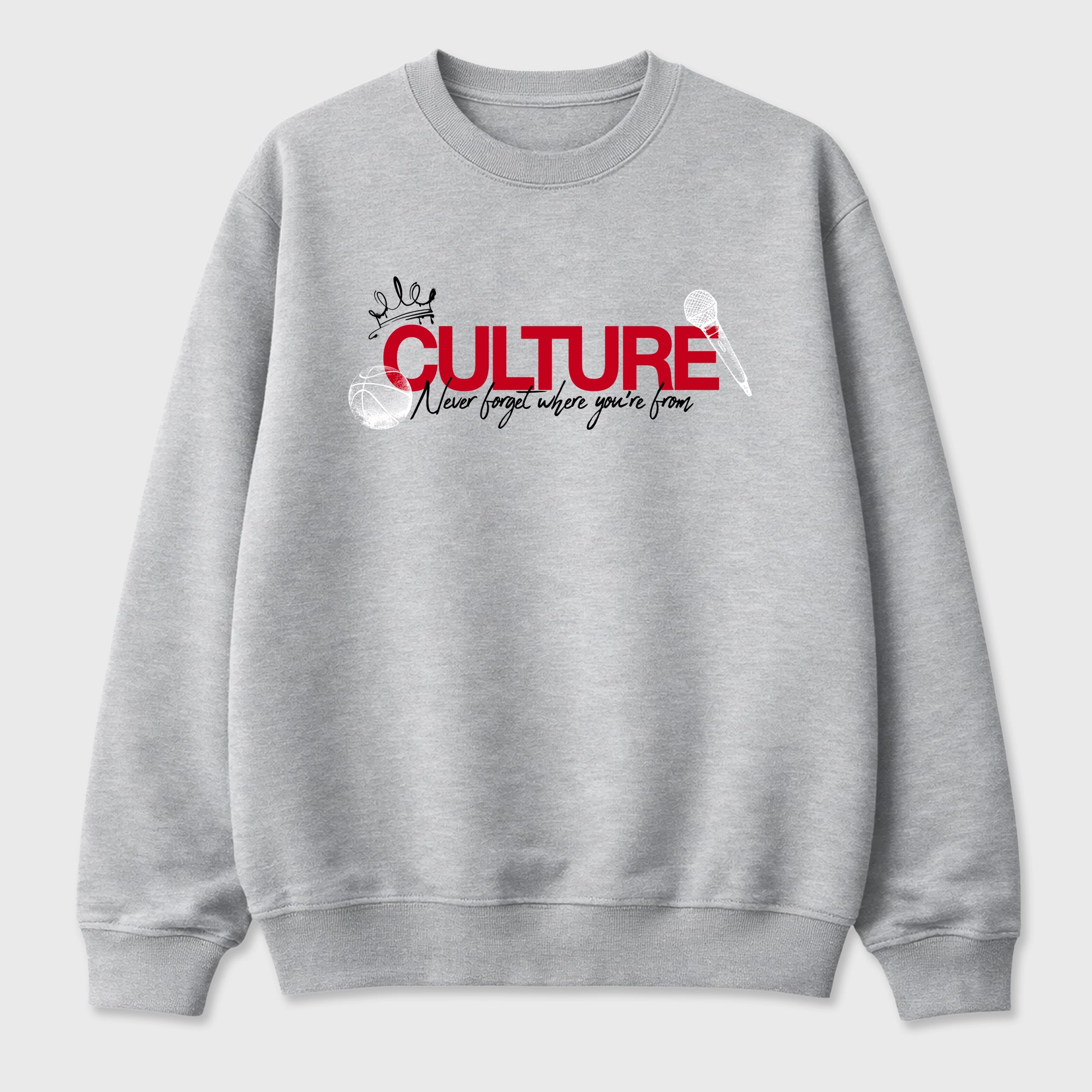 Culture Graphic T-Shirt sneaker match tee designed for the Air Jordan 4 Toro Bravo, featuring coordinated color options for a perfect streetwear match. Heather Grey 2 shirt.
