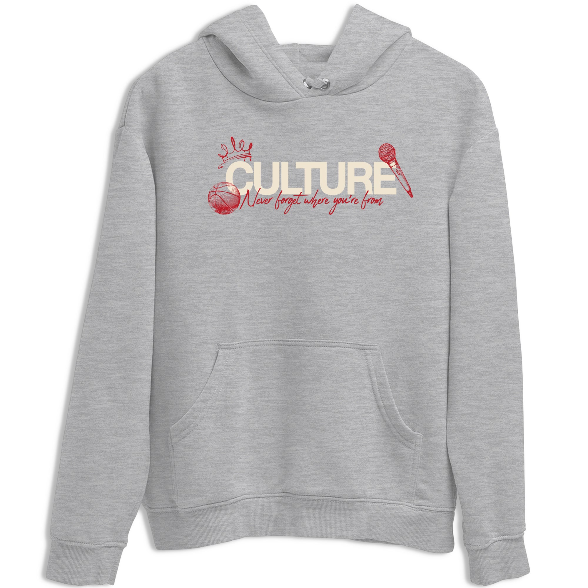 Sneaker match tees – Sneaker Tees To Match Air Jordan 4 Valentines Day Shoes – Culture Tee Heather Grey 2