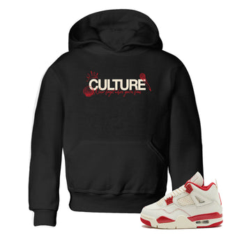 Sneaker match tees – Sneaker Tees To Match Air Jordan 4 Valentines Day Shoes – Culture Kids T-Shirt Black 1