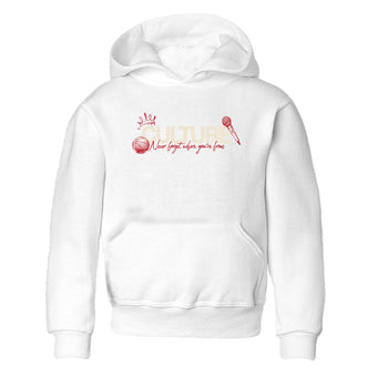 Sneaker match tees – Sneaker Tees To Match Air Jordan 4 Valentines Day Shoes – Culture Kids T-Shirt White 2