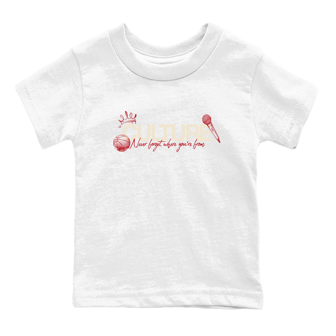 Sneaker match tees – Sneaker Tees To Match Air Jordan 4 Valentines Day Shoes – Culture Kids T-Shirt White 2
