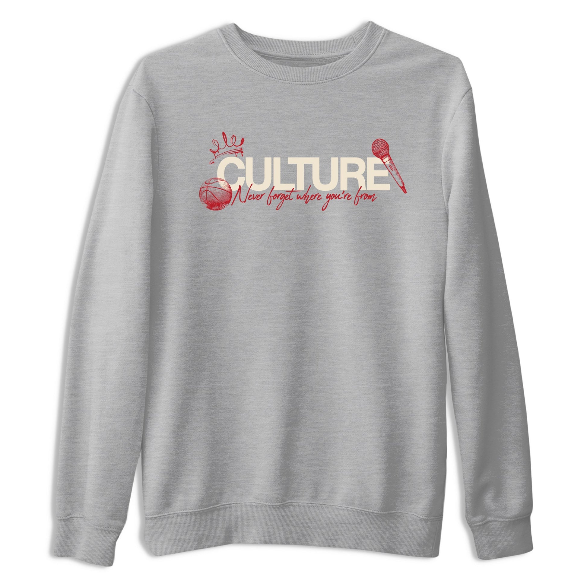 Sneaker match tees – Sneaker Tees To Match Air Jordan 4 Valentines Day Shoes – Culture Tee Heather Grey 2