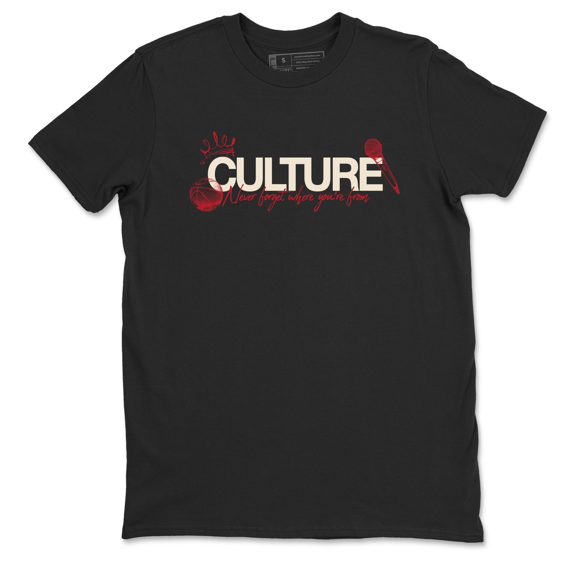 Sneaker match tees – Sneaker Tees To Match Air Jordan 4 Valentines Day Shoes – Culture Tee Black 2