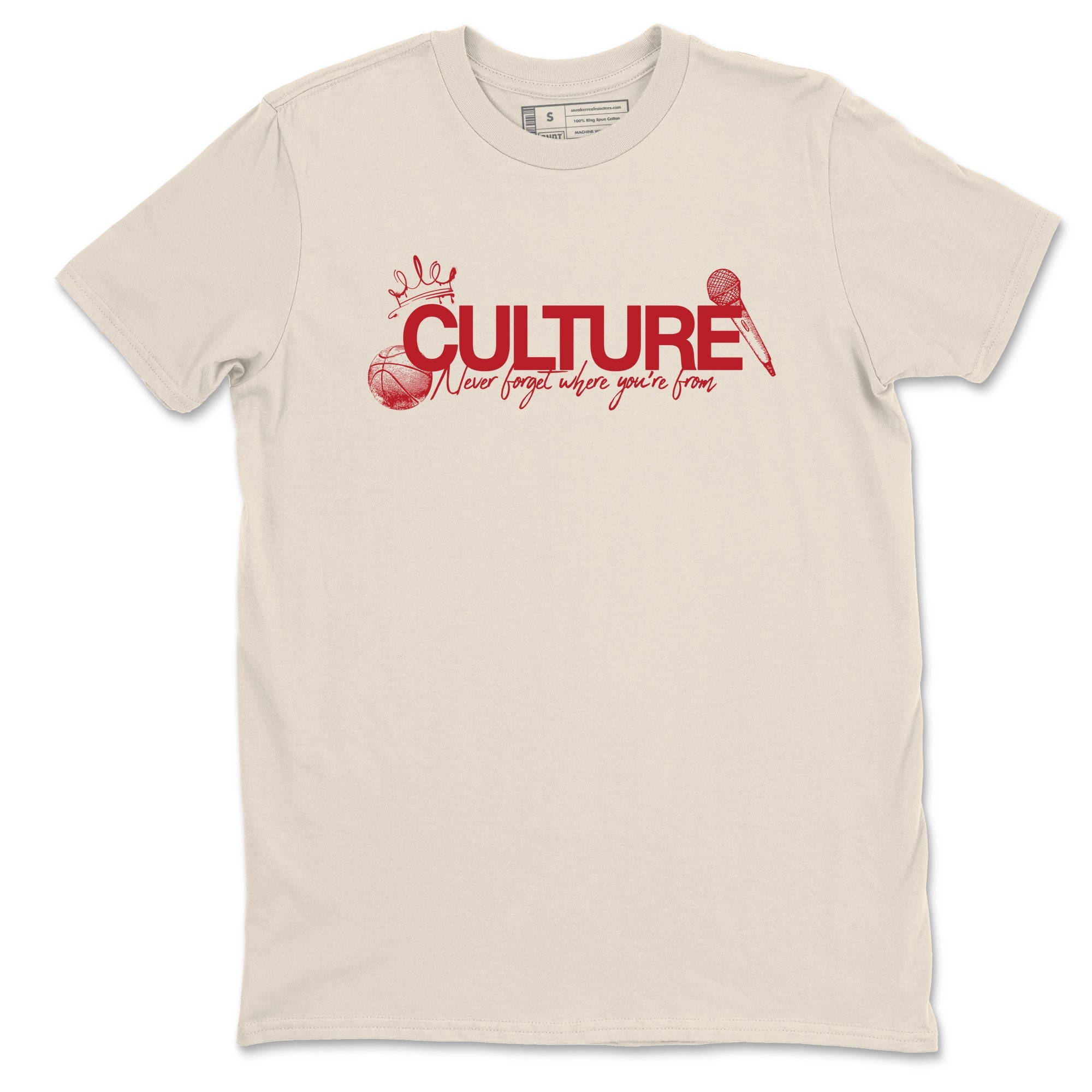Sneaker match tees – Sneaker Tees To Match Air Jordan 4 Valentines Day Shoes – Culture Tee Natural 2