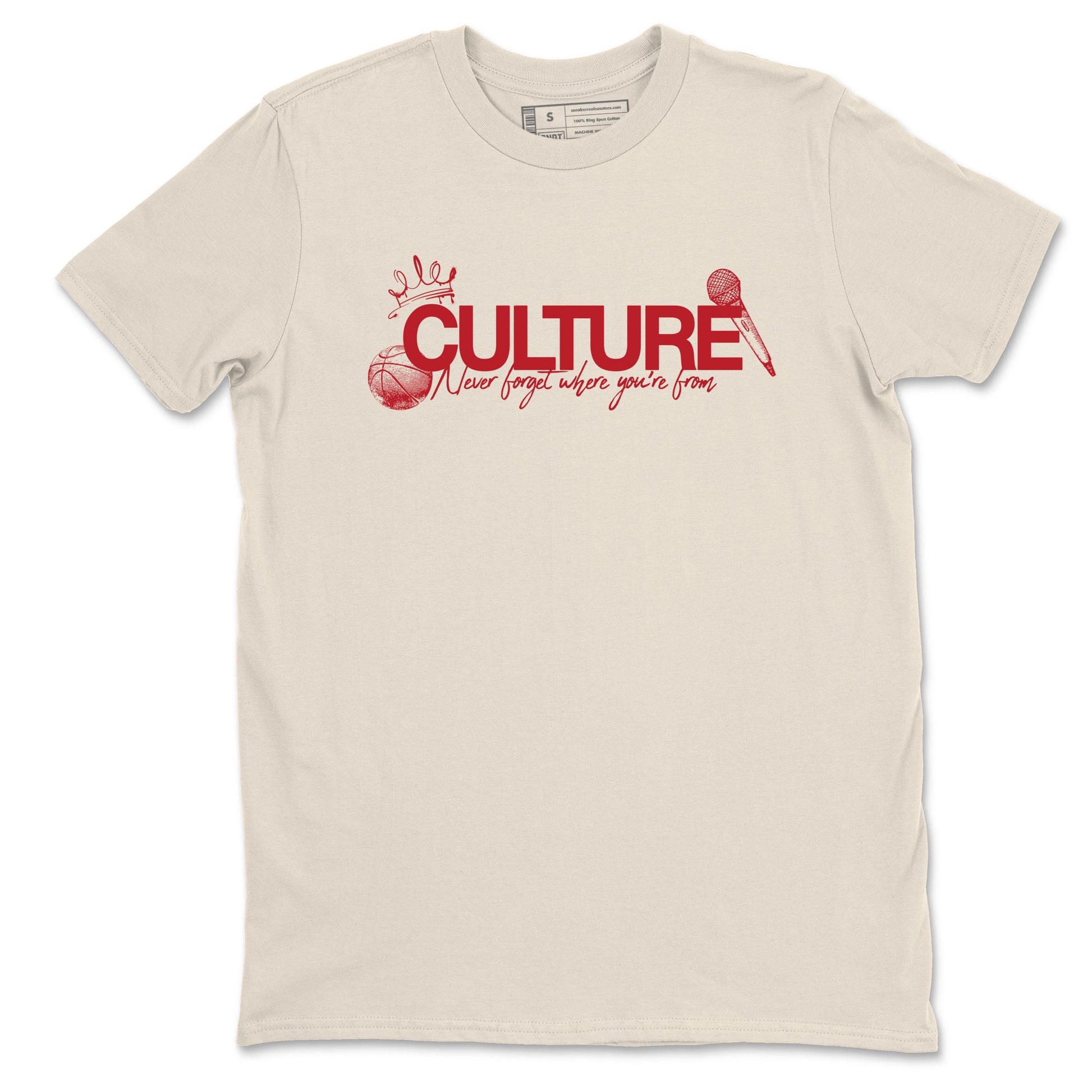 Sneaker match tees – Sneaker Tees To Match Air Jordan 4 Valentines Day Shoes – Culture Tee Natural 2