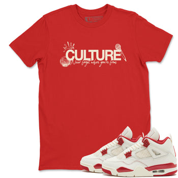 Sneaker match tees – Sneaker Tees To Match Air Jordan 4 Valentines Day Shoes – Culture Tee Red 1