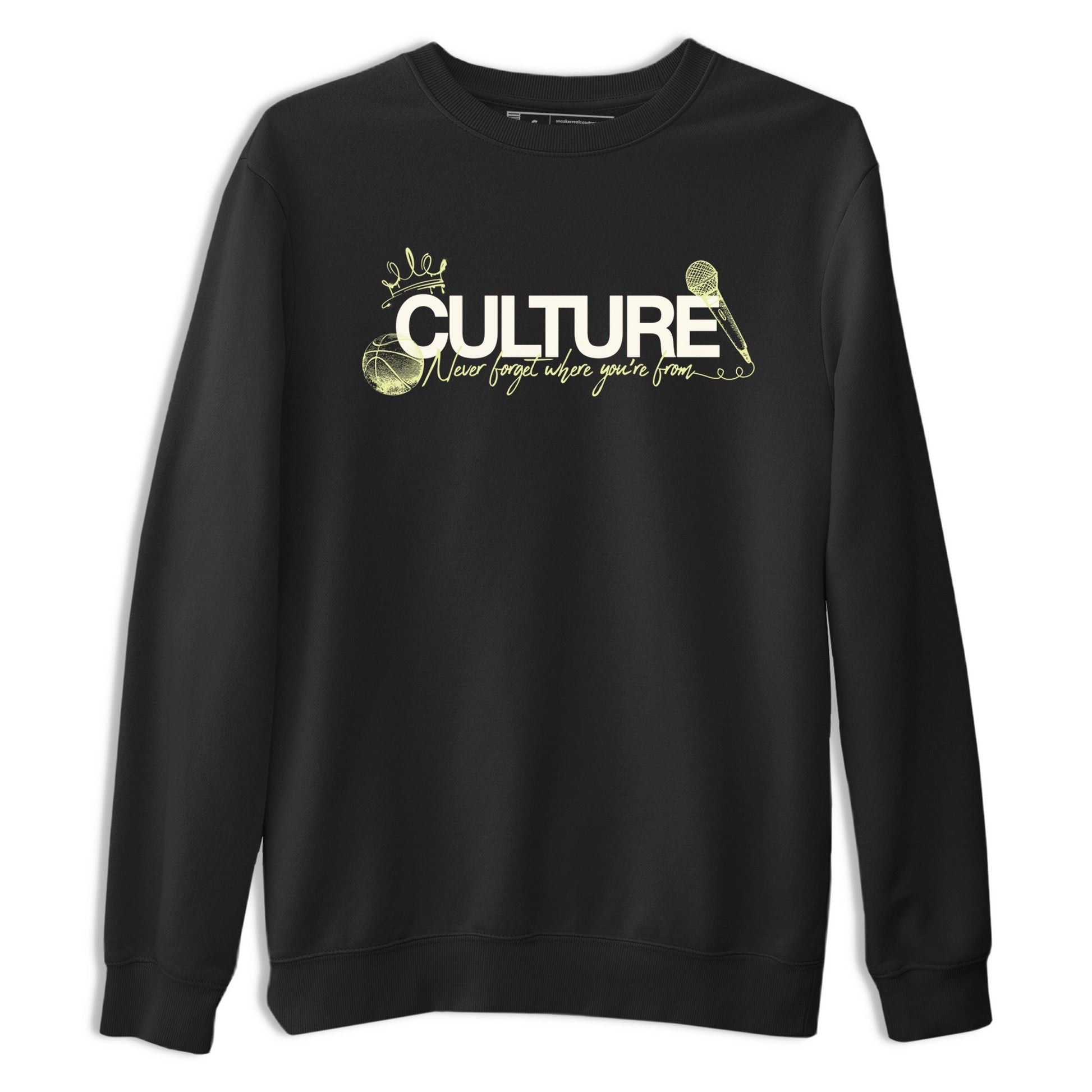 Sneaker match tees – Streetwear Graphic Tees Air Jordan 5 Luminous Green Sneakers – Culture Graphic Tee Black 2