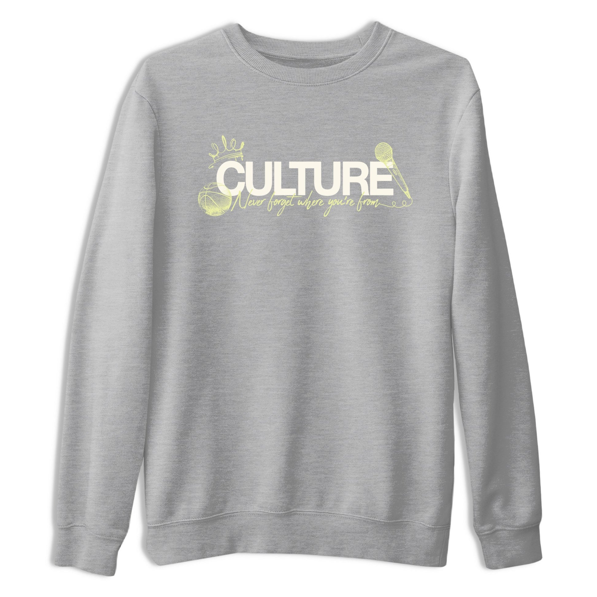 Sneaker match tees – Streetwear Graphic Tees Air Jordan 5 Luminous Green Sneakers – Culture Graphic Tee Heather Grey 2