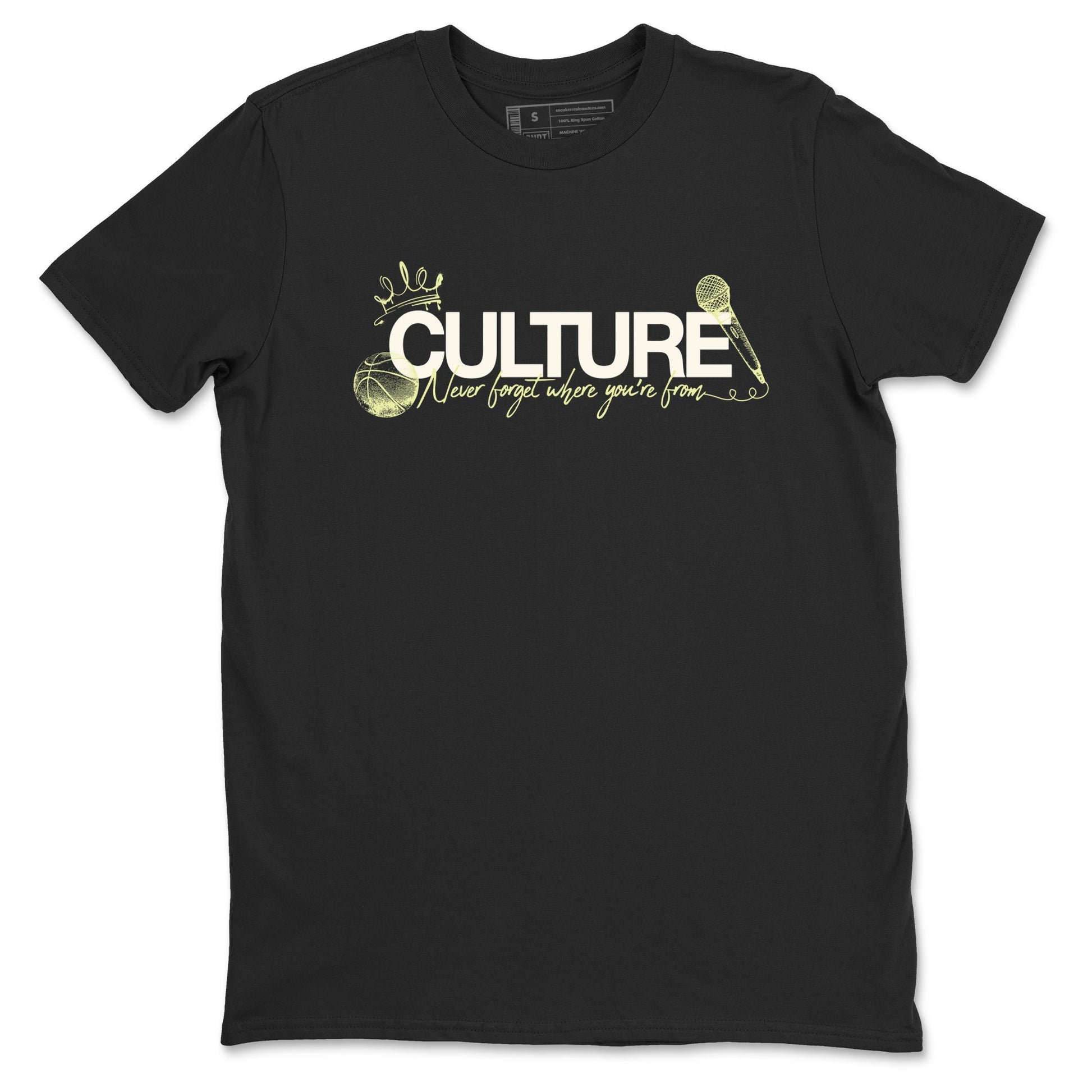 Sneaker match tees – Streetwear Graphic Tees Air Jordan 5 Luminous Green Sneakers – Culture Graphic Tee Black 2