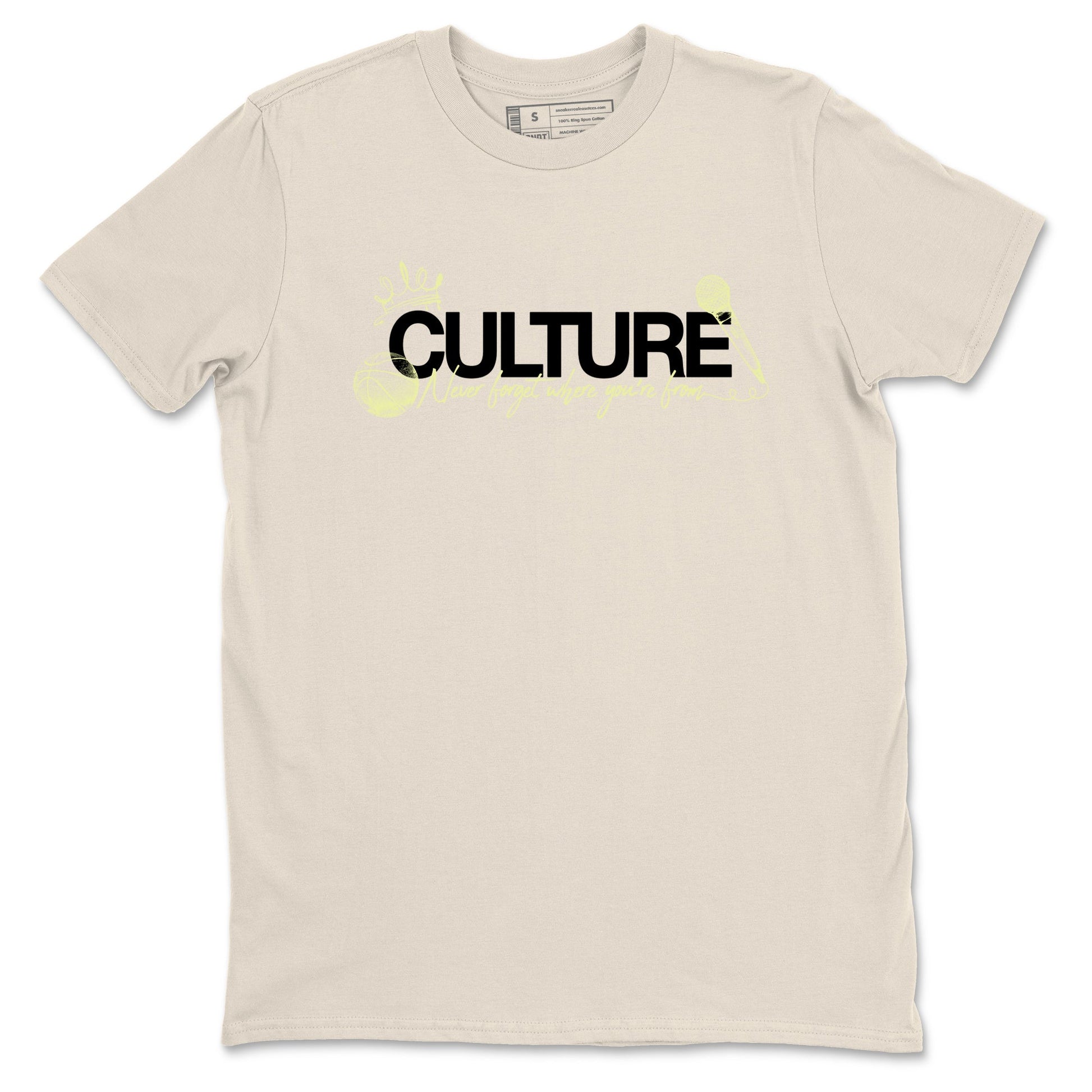 Sneaker match tees – Streetwear Graphic Tees Air Jordan 5 Luminous Green Sneakers – Culture Graphic Tee Natural 2