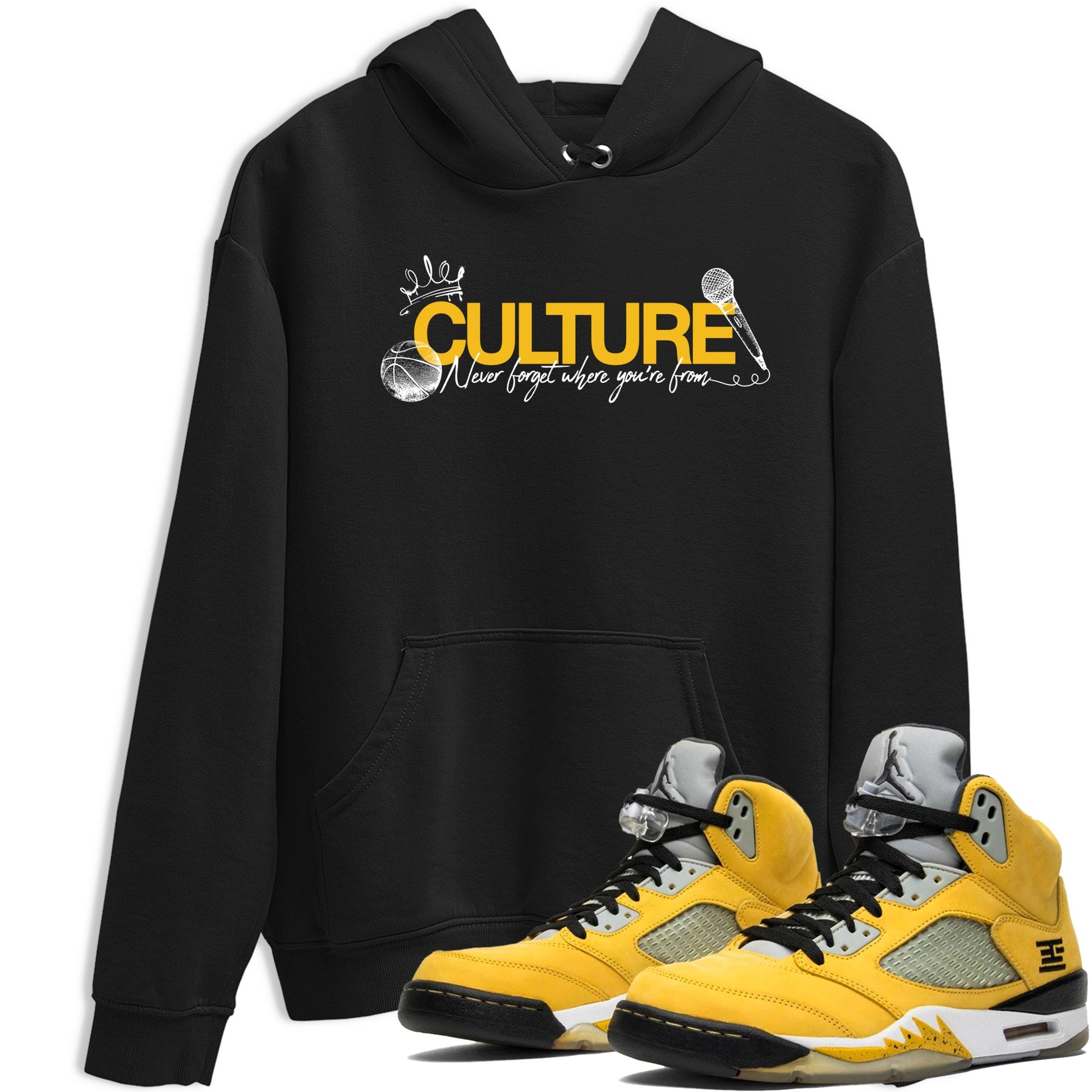 Sneaker match tees – Sneaker Tees To Match Air Jordan 5 Tokyo Shoes – Culture Tee Black 1