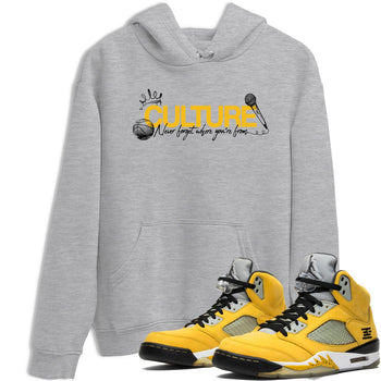 Sneaker match tees – Sneaker Tees To Match Air Jordan 5 Tokyo Shoes – Culture Tee Heather Grey 1