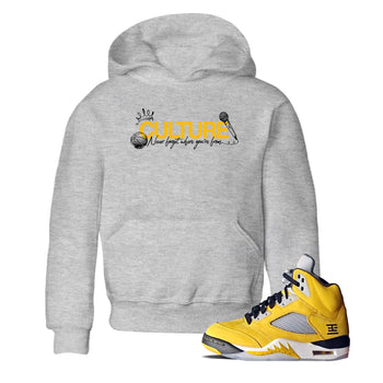 Sneaker match tees – Sneaker Tees To Match Air Jordan 5 Tokyo Shoes – Culture Kids T-Shirt Heather Grey 1