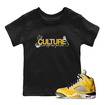 Sneaker match tees – Sneaker Tees To Match Air Jordan 5 Tokyo Shoes – Culture Kids T-Shirt Black 1