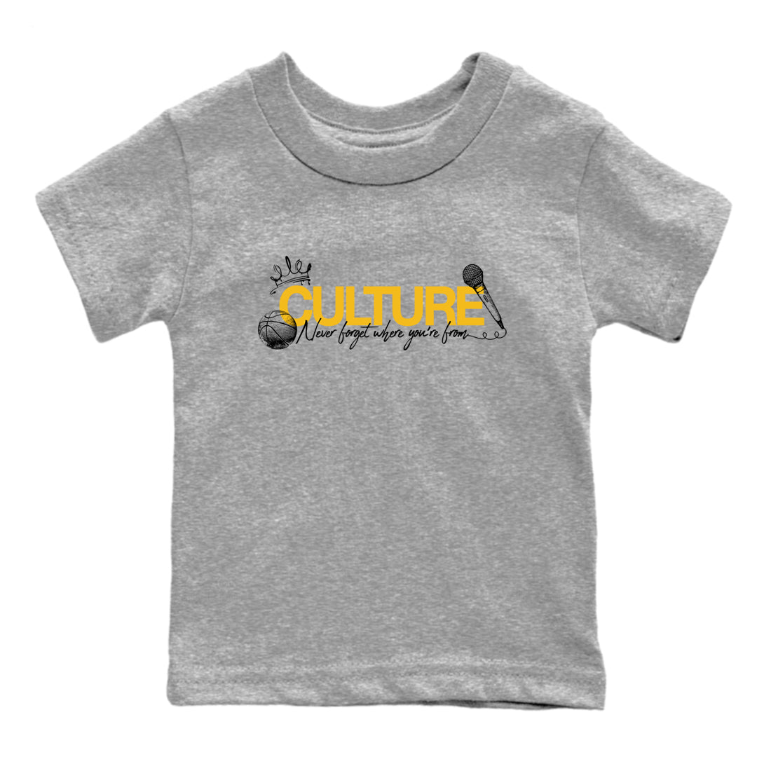 Sneaker match tees – Sneaker Tees To Match Air Jordan 5 Tokyo Shoes – Culture Kids T-Shirt Heather Grey 2