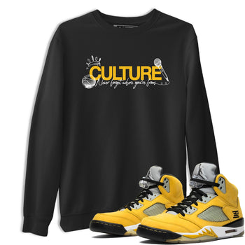 Sneaker match tees – Sneaker Tees To Match Air Jordan 5 Tokyo Shoes – Culture Tee Black 1