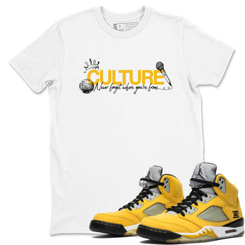 Sneaker match tees – Sneaker Tees To Match Air Jordan 5 Tokyo Shoes – Culture Tee White 1
