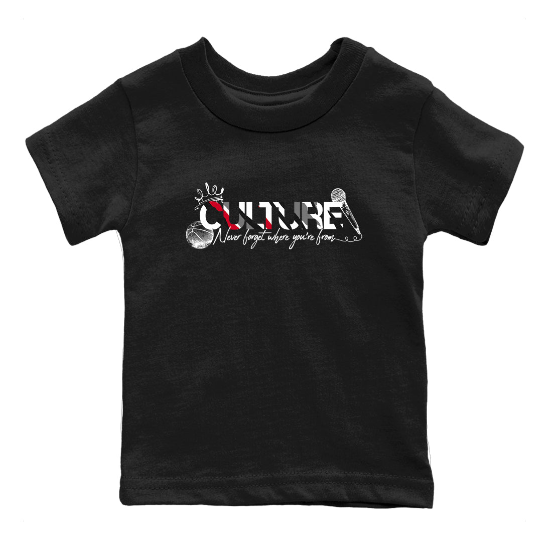 Sneaker match tees – Sneaker Tees To Match Air Jordan 8 Bunny Shoes Air Jordan 8 White and True Red – Culture Kids T-Shirt Black 2