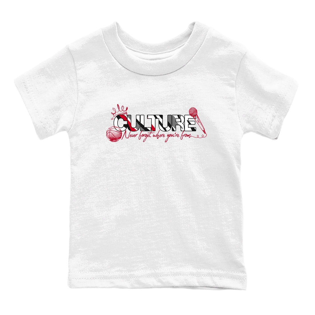 Sneaker match tees – Sneaker Tees To Match Air Jordan 8 Bunny Shoes Air Jordan 8 White and True Red – Culture Kids T-Shirt White 2