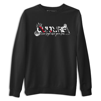 Sneaker match tees – Sneaker Tees To Match Air Jordan 8 Bunny Shoes Air Jordan 8 White and True Red – Culture Tee Black 2