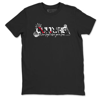 Sneaker match tees – Sneaker Tees To Match Air Jordan 8 Bunny Shoes Air Jordan 8 White and True Red – Culture Tee Black 2