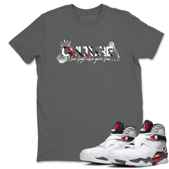 Sneaker match tees – Sneaker Tees To Match Air Jordan 8 Bunny Shoes Air Jordan 8 White and True Red – Culture Tee Cool Grey 1