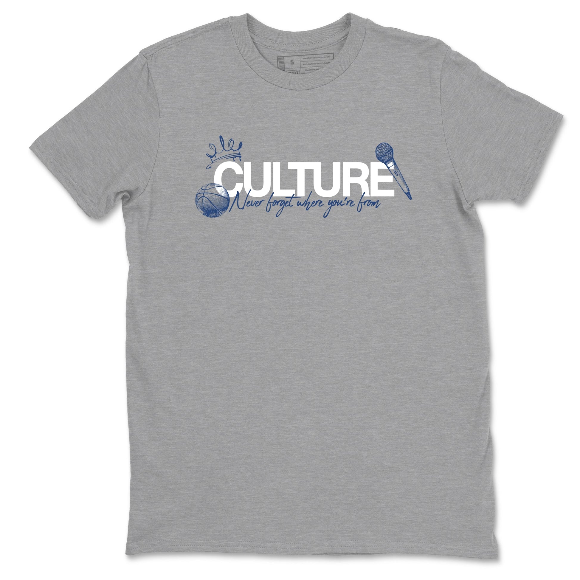 Sneaker match tees – Sneaker Tees To Match Air Jordan 9 Flint Grey Shoes – Culture Tee Heather Grey 2