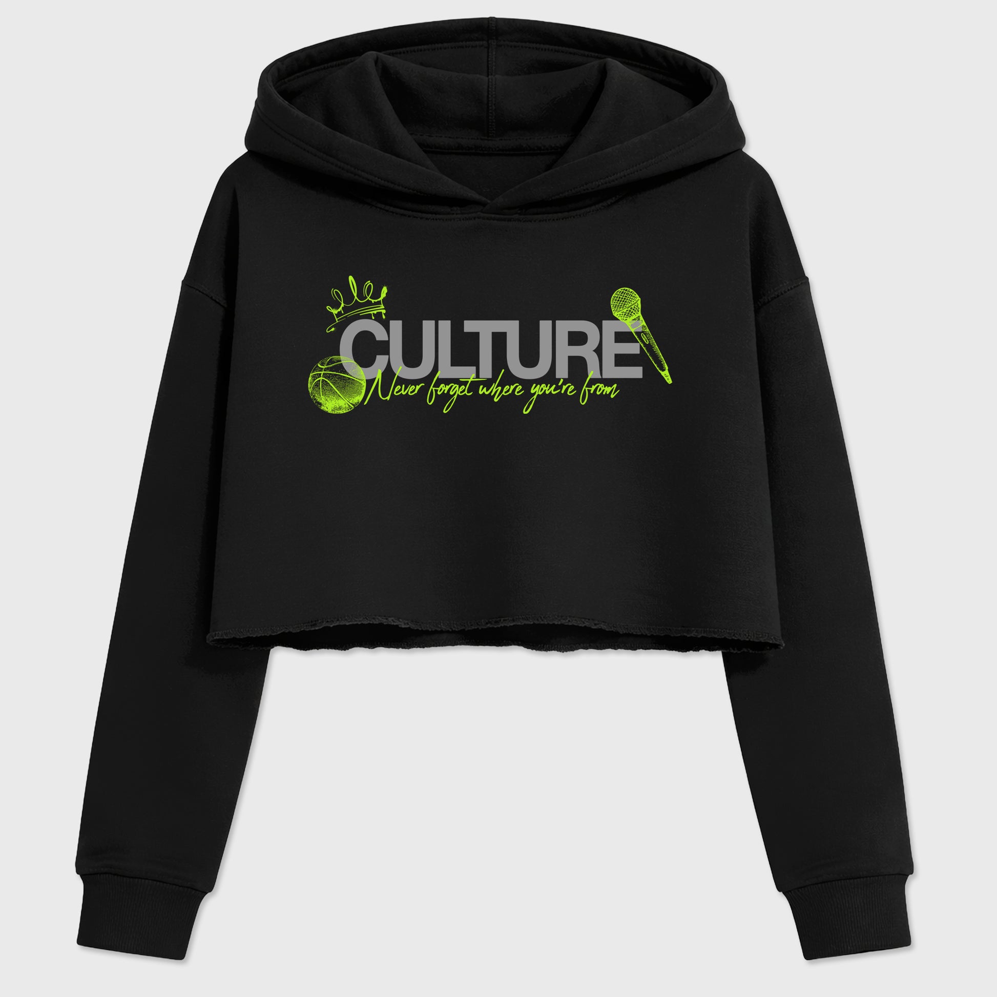 Sneaker match tees – Sneaker Tees To Match Air Max 90 Neon Yellow Shoes – Culture Crop T-Shirt Black 2