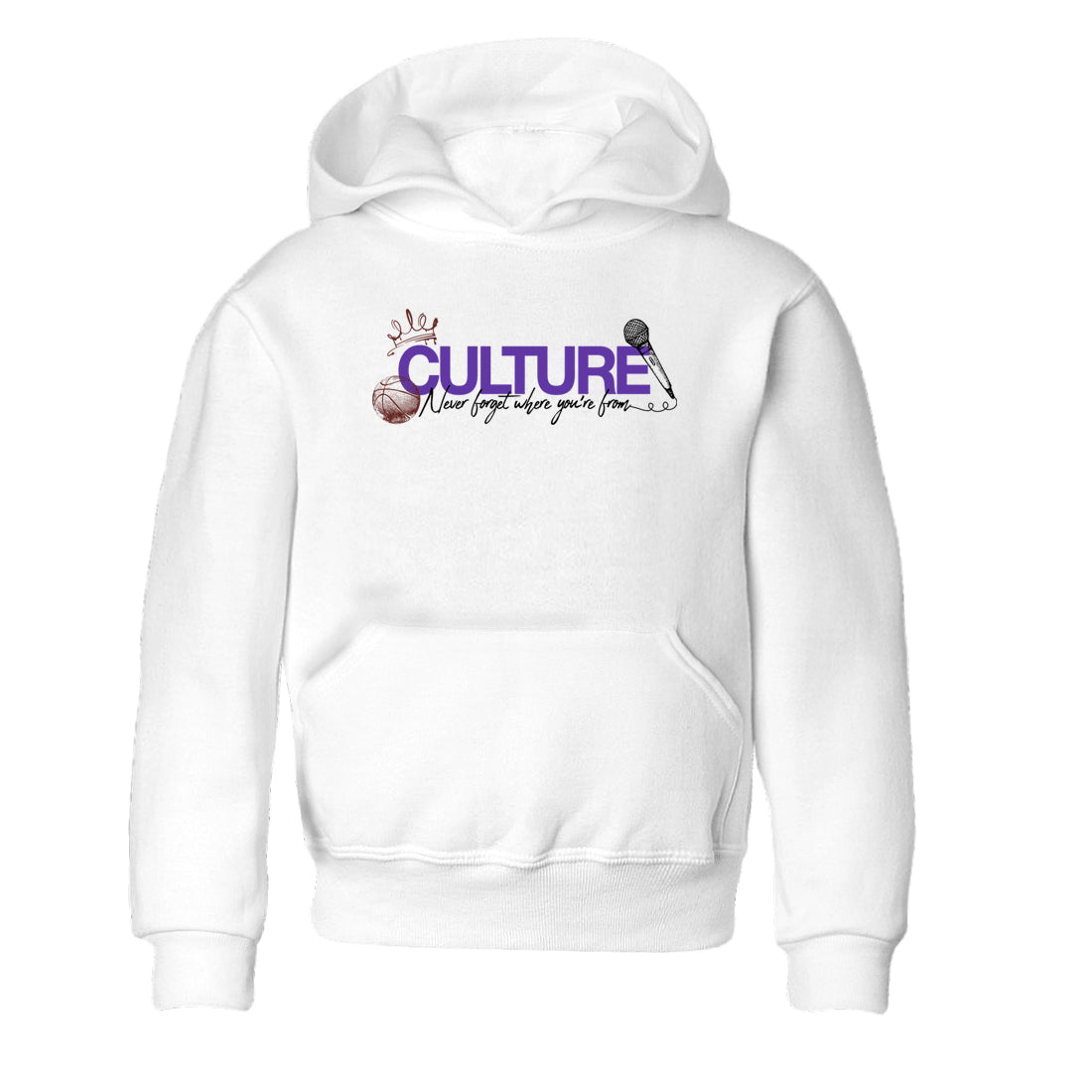 Sneaker match tees – Sneaker Threads To Match Dunk Low Persian Violet Shoes – Culture Kids T-Shirt White 2