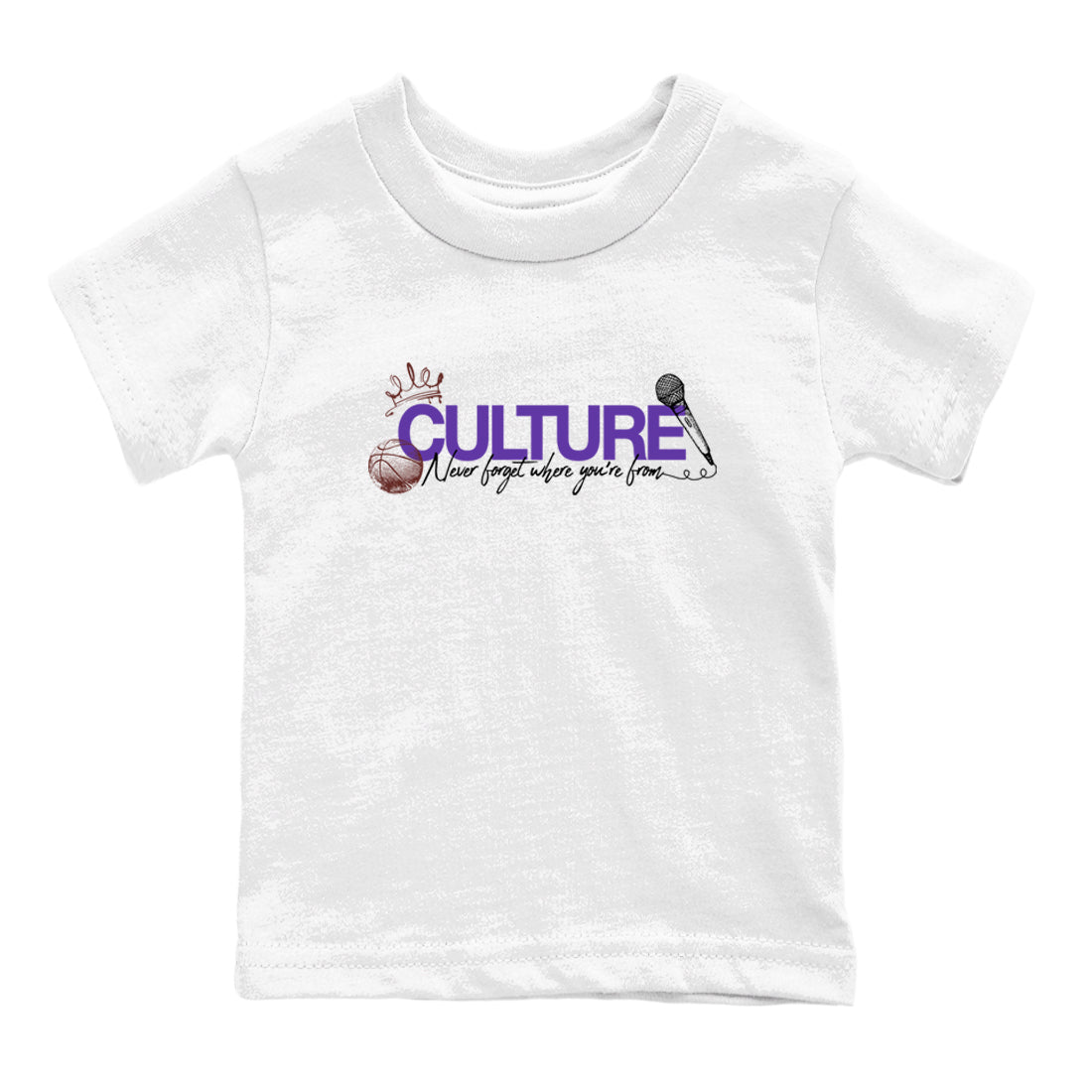 Sneaker match tees – Sneaker Threads To Match Dunk Low Persian Violet Shoes – Culture Kids T-Shirt White 2