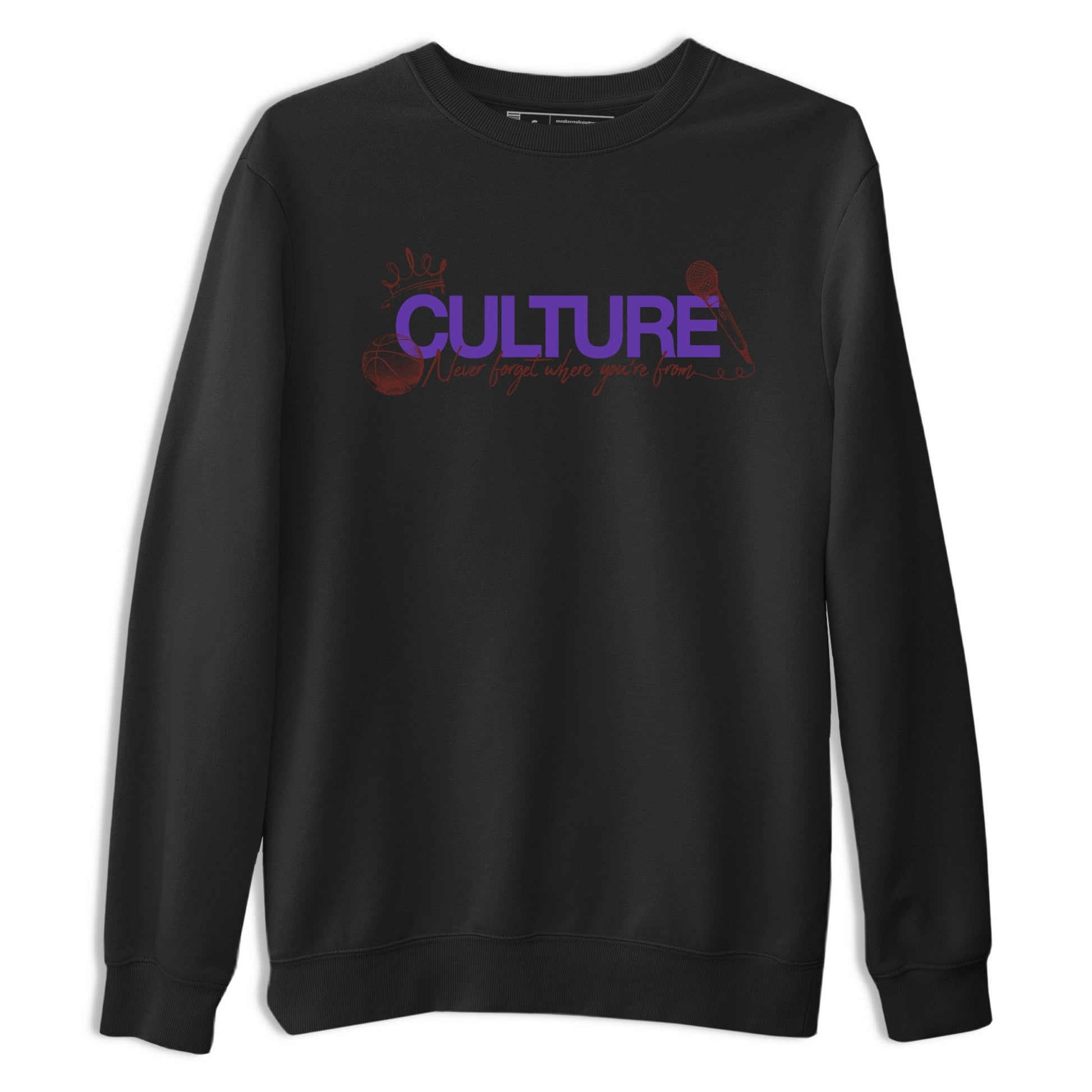 Sneaker match tees – Sneaker Threads To Match Dunk Low Persian Violet Shoes – Culture Tee Black 2