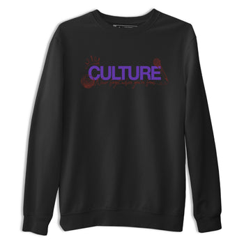 Sneaker match tees – Sneaker Threads To Match Dunk Low Persian Violet Shoes – Culture Tee Black 2