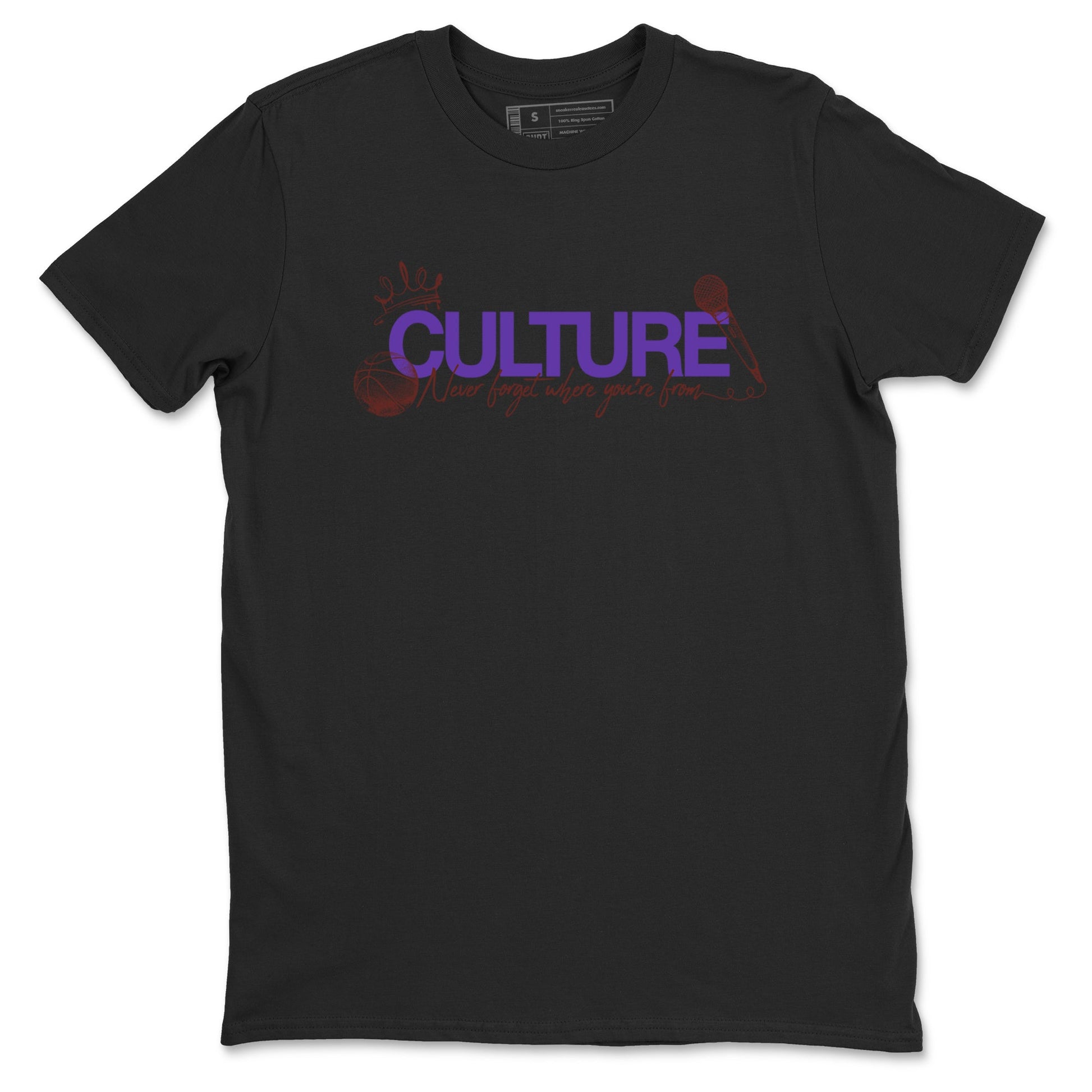 Sneaker match tees – Sneaker Threads To Match Dunk Low Persian Violet Shoes – Culture Tee Black 2