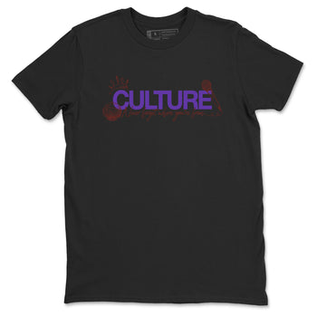 Sneaker match tees – Sneaker Threads To Match Dunk Low Persian Violet Shoes – Culture Tee Black 2