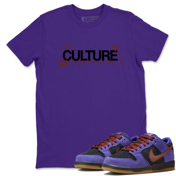Sneaker match tees – Sneaker Threads To Match Dunk Low Persian Violet Shoes – Culture Tee Purple 1