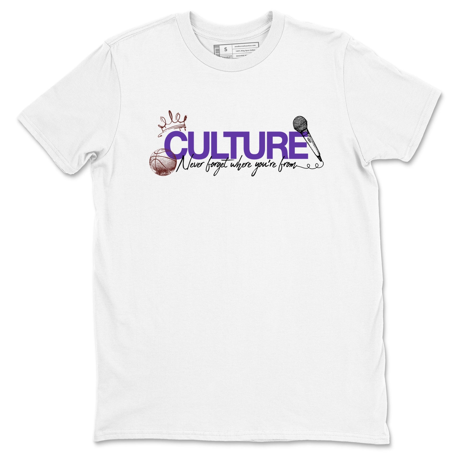 Sneaker match tees – Sneaker Threads To Match Dunk Low Persian Violet Shoes – Culture Tee White 2