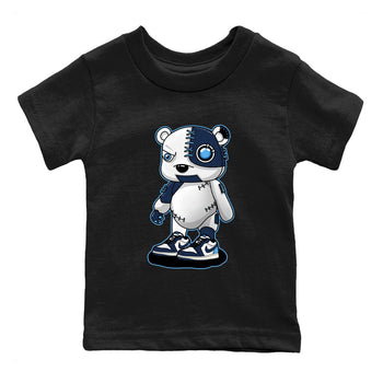1s Obsidian shirts to match jordans Cyborg Bear shirts to match Jordans AJ1 Retro Low OG Obsidian match shoes to clothes SNRT Sneaker Tees Youth Baby Black 2 tee