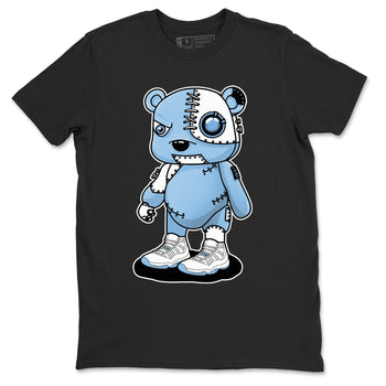 AJ11 Retro Legend Blue shirts to match jordans Cyborg Bear best t shirts to wear with jordans 11s Legend Blue match shoes to clothes SNRT Sneaker Tees unisex cotton Black 2 shirts