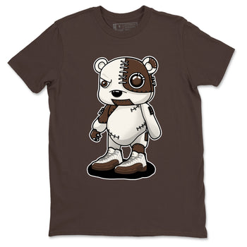 AJ12 Baroque Brown shirts to match jordans Cyborg Bear best t shirts to wear with jordans SoleFly x Jordan 12 Baroque Brown match shoes to clothes SNRT Sneaker Tees unisex cotton Dark Chocolate 2 shirts